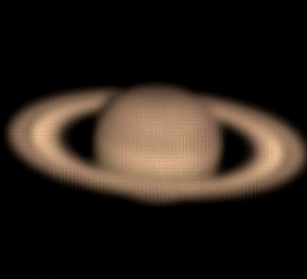 토성의 모습 [800mm 주망원경]